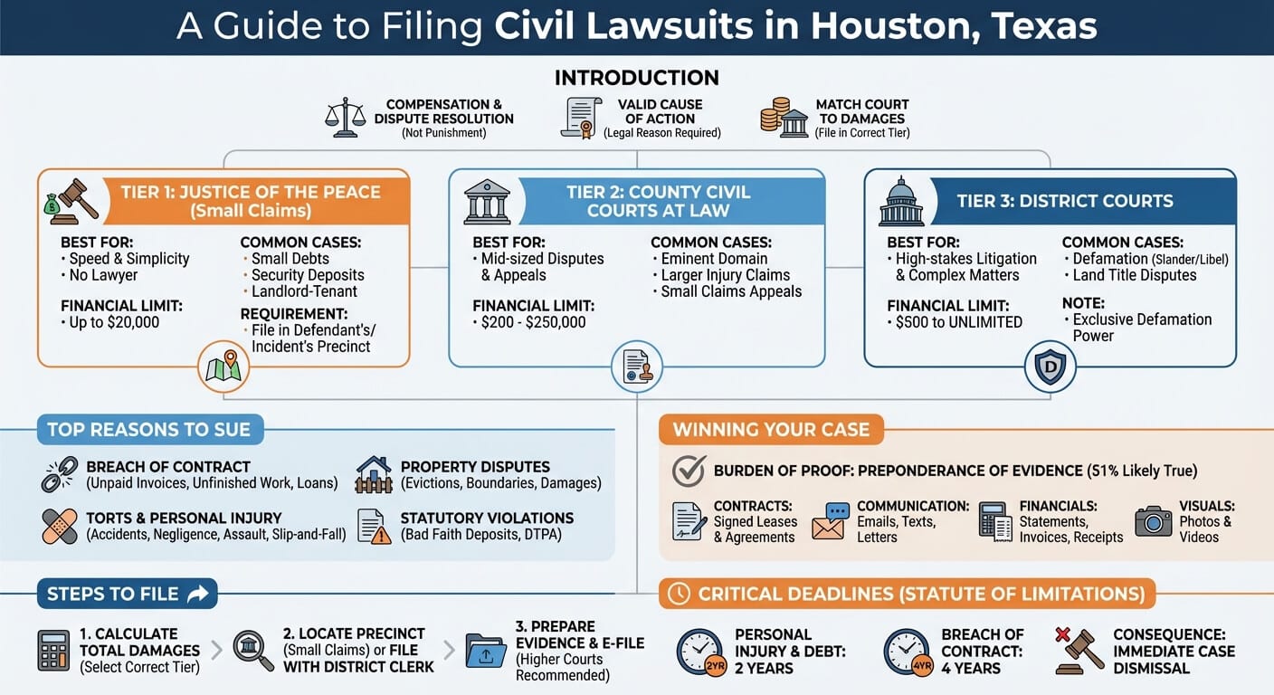 Things You Can Sue For in Civil Court