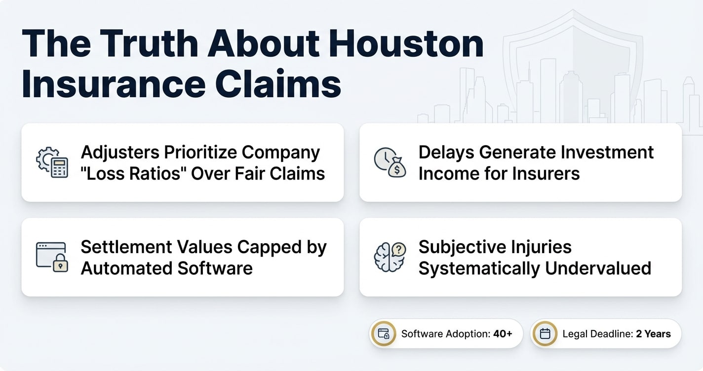 The Truth About Dealing with Insurance Companies After a Houston Car Accident