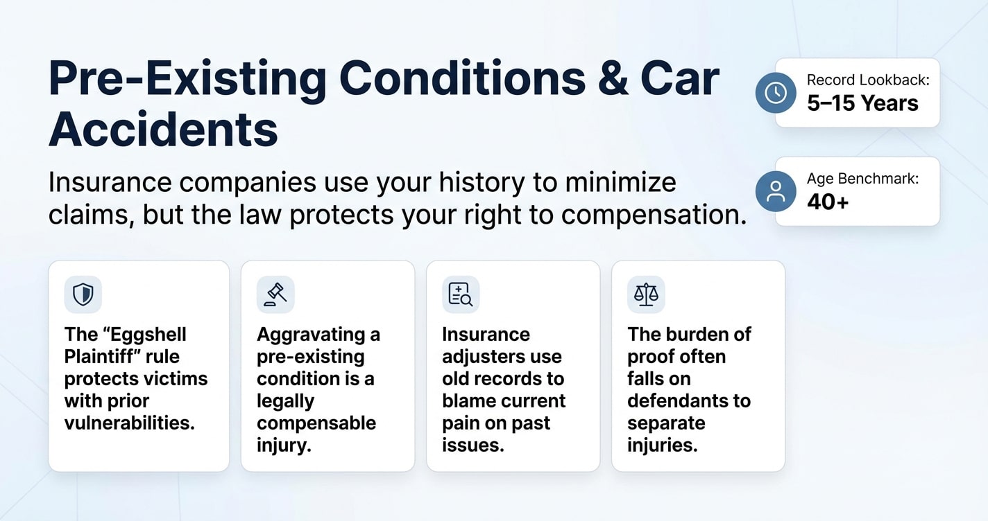 Pre-Existing Conditions and Car Accidents: What Houston Drivers Need to Know
