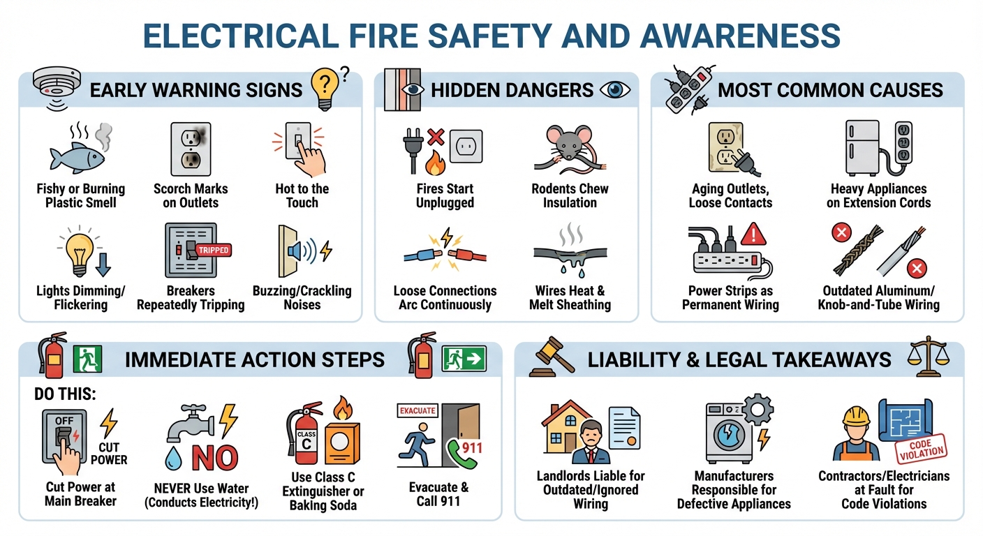 5 Warning Signs of an Electrical Fire (And What to Do)