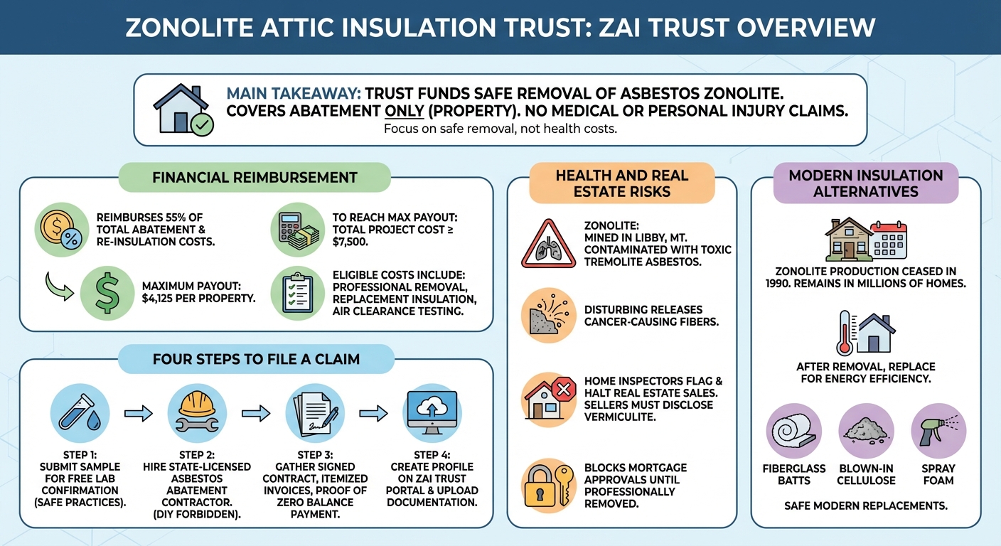 Zonolite Attic Insulation Trust: Claim Up to $4,125 for Removal