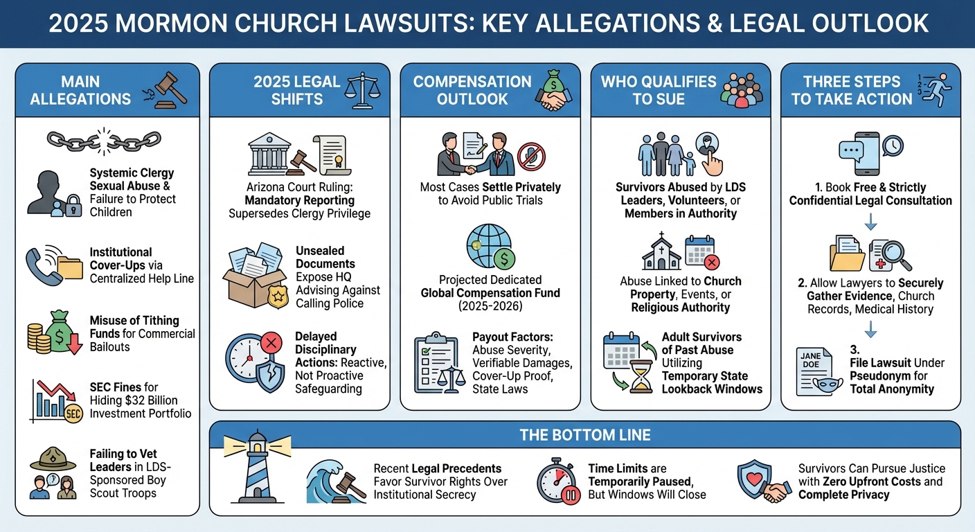 Mormon Church Lawsuits: 2026 Updates, Settlements Claims