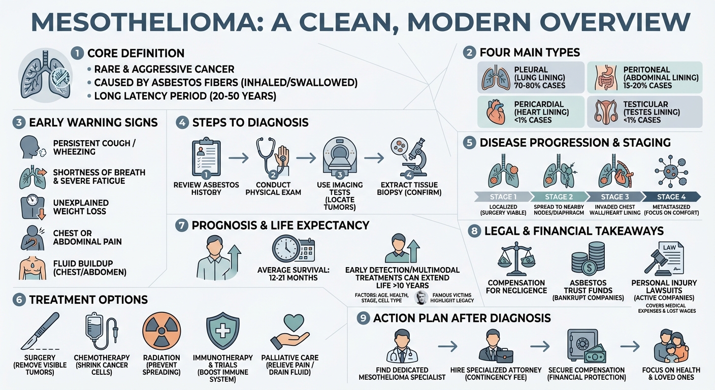 The Complete Mesothelioma Guide: Symptoms, Treatment Legal Options
