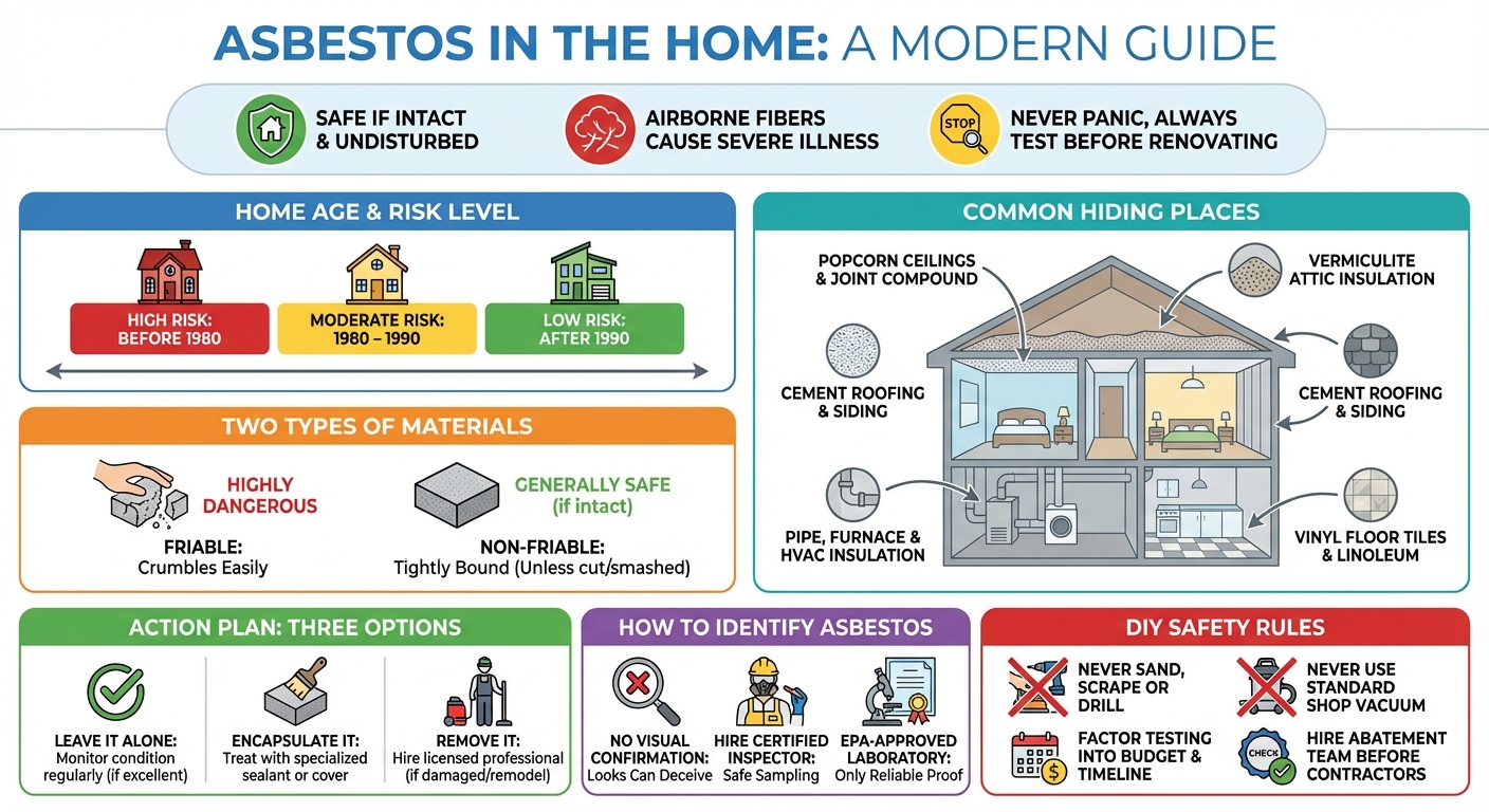 Asbestos in Houses: Identification, Risks Safe Removal