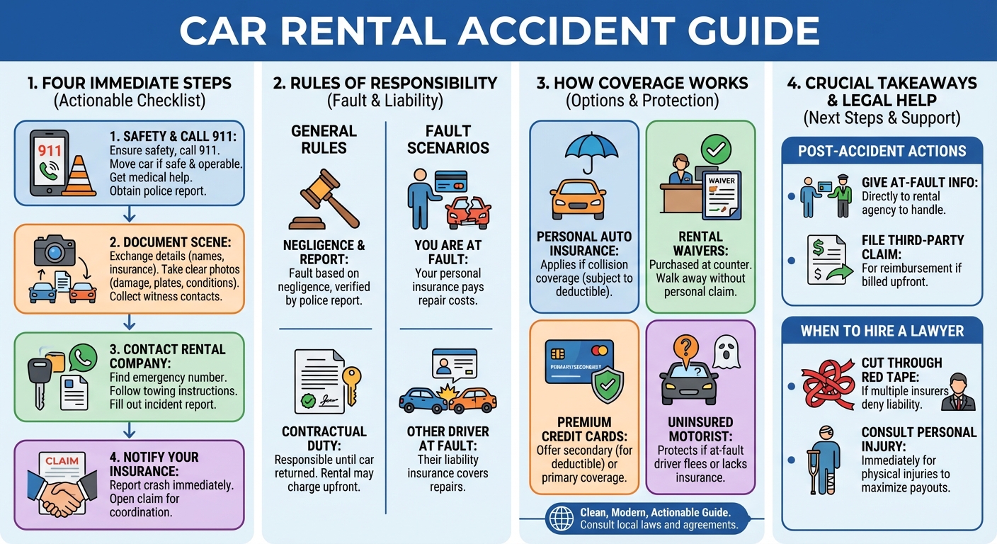 What to Do After a Car Rental Accident: Insurance Liability Guide