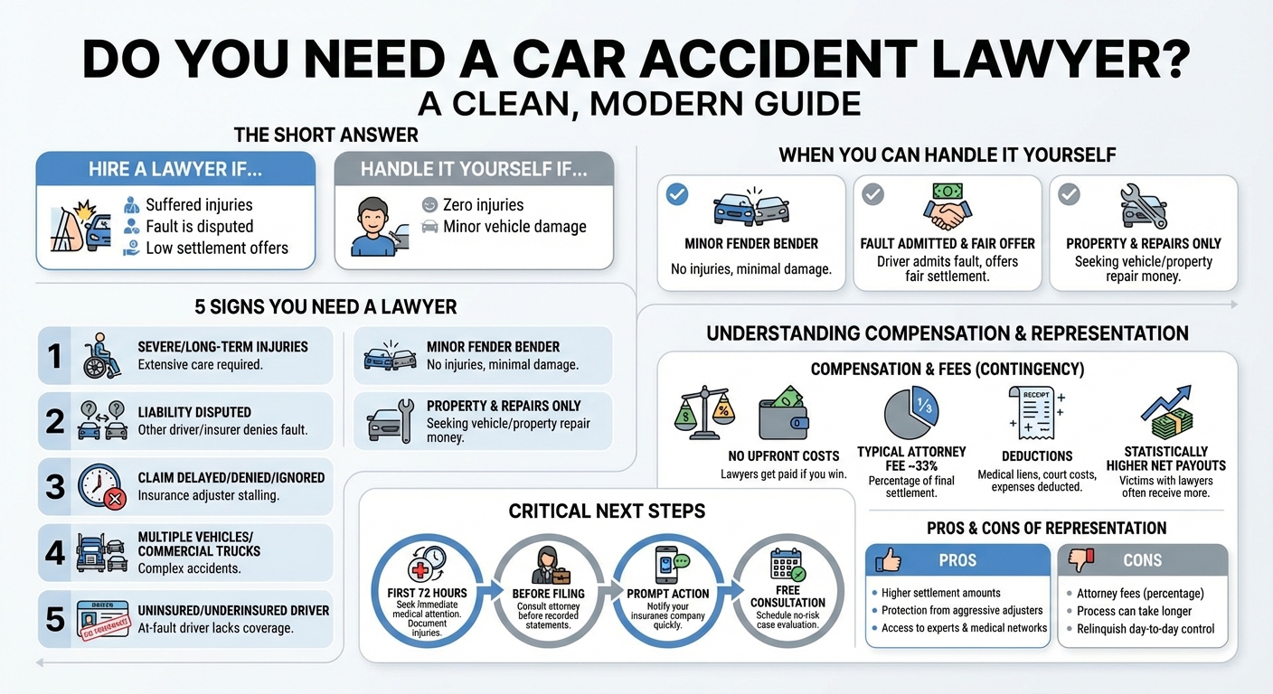 Should I Get a Lawyer for a Car Accident? 5 Signs You Do