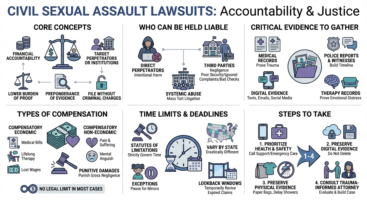 Filing a Sexual Assault Lawsuit: Civil Justice Compensation