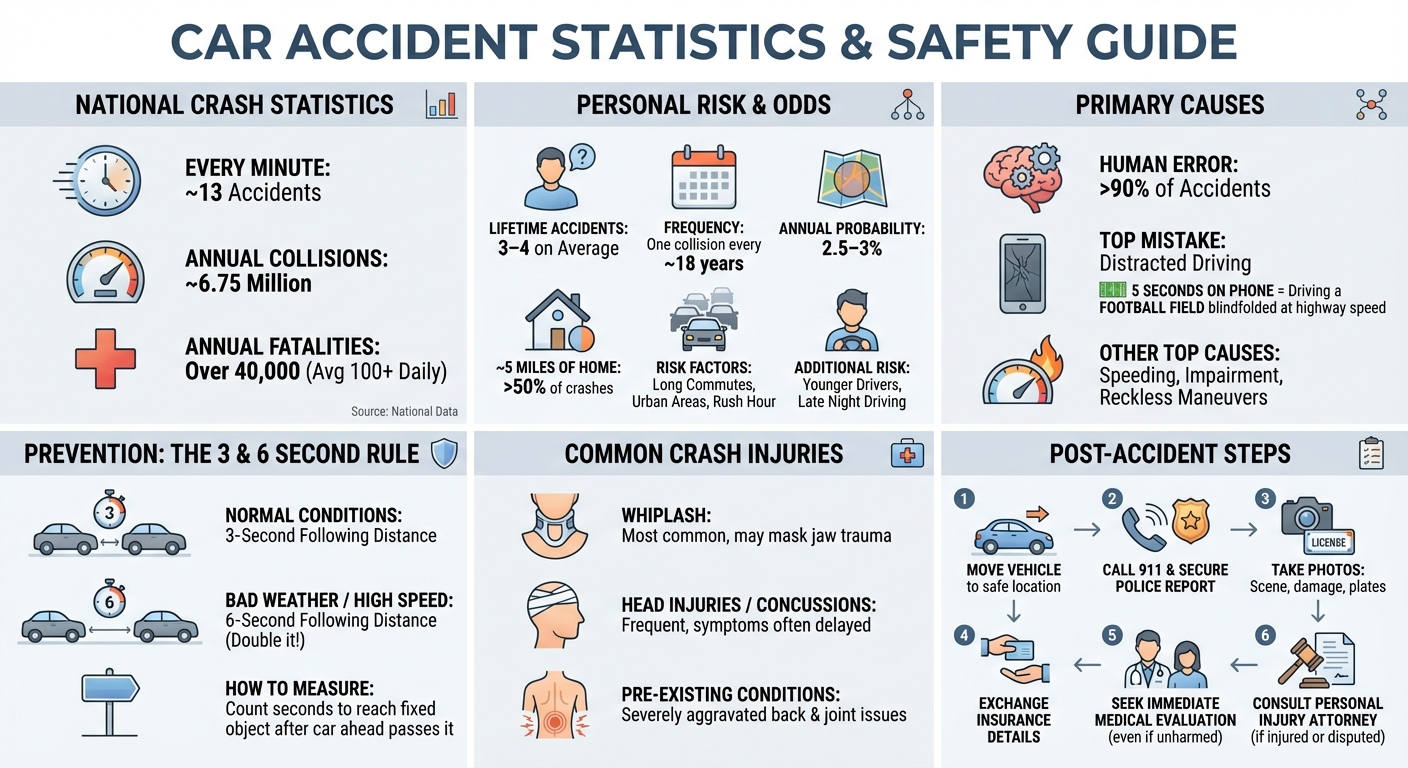 How Common Are Car Accidents? (U.S. Statistics  Odds)