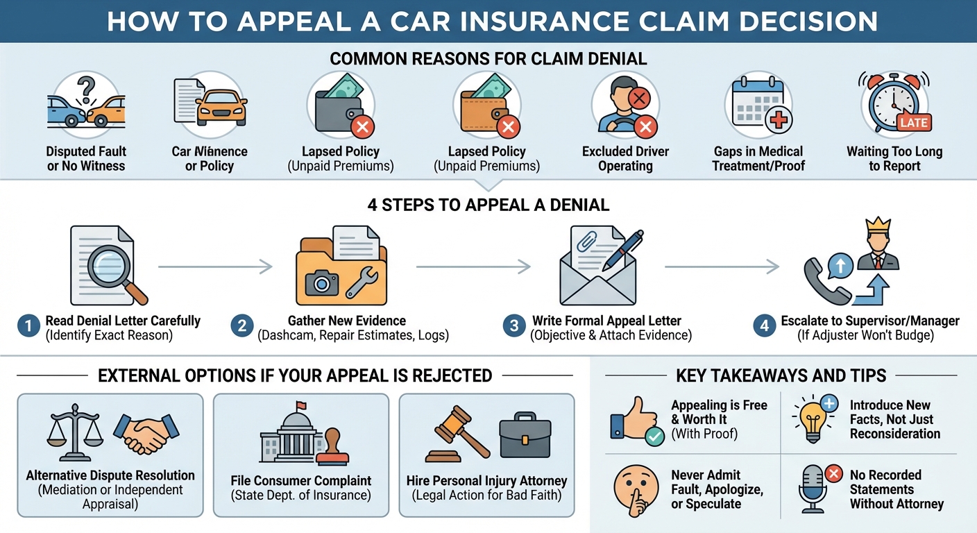How to Appeal a Car Insurance Claim Decision (Step-by-Step)