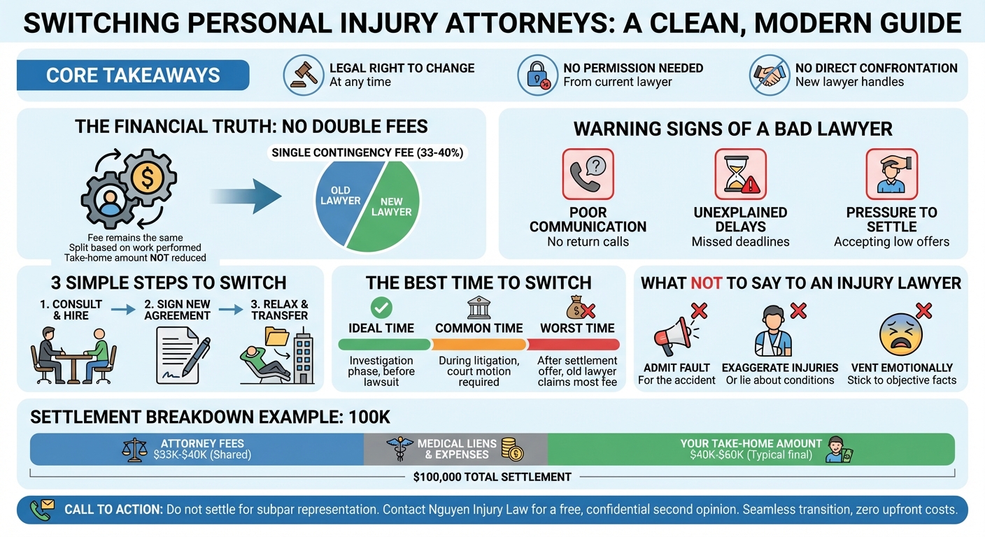 Can I Switch Attorneys in a Personal Injury Case? (Yes)