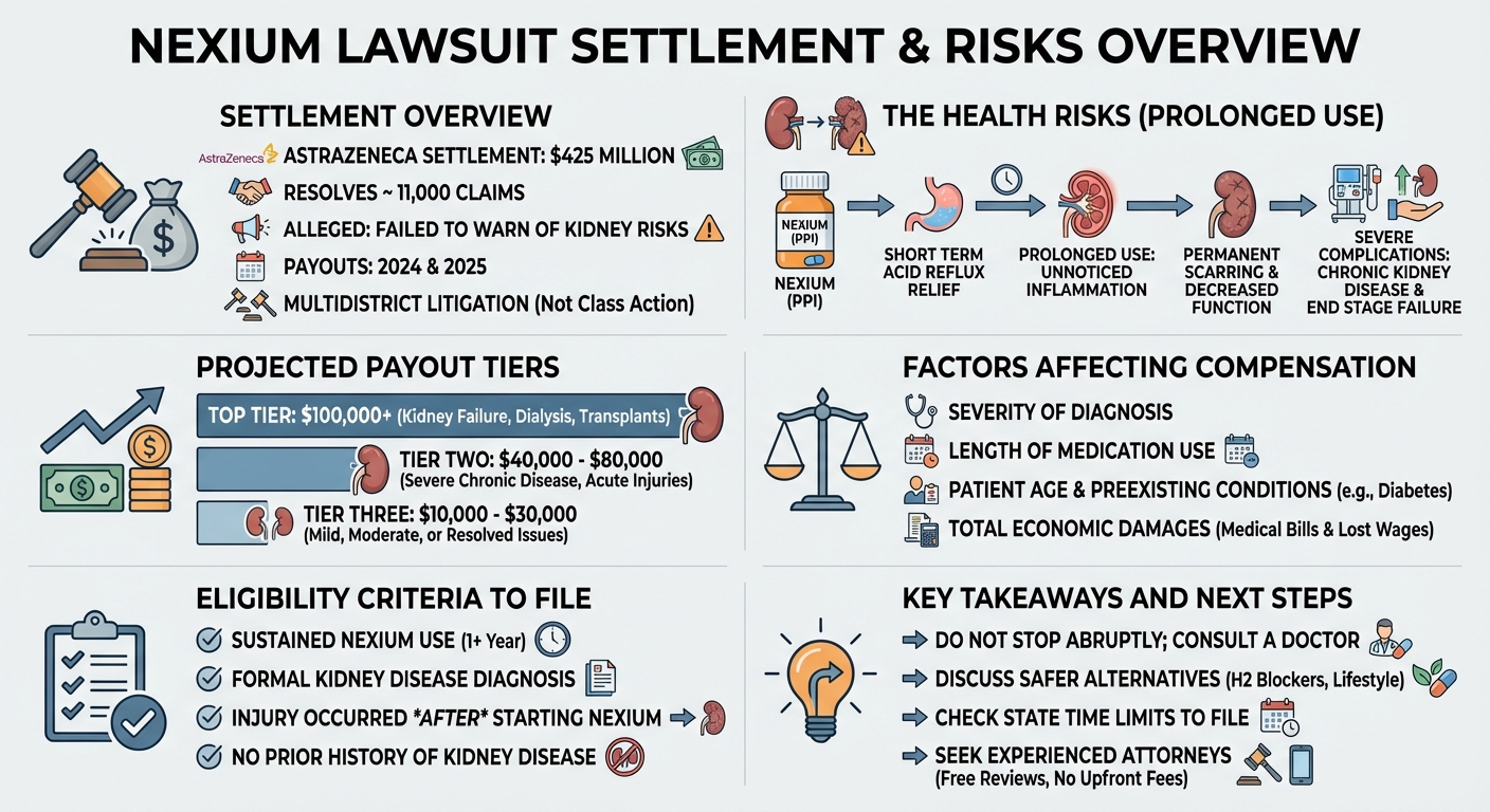 Nexium Lawsuit Updates 2026: $425M Settlement  Payouts