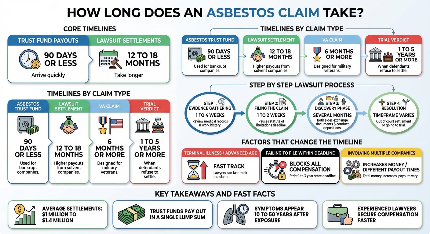 How Long Does an Asbestos Claim Take? (2026 Timeline)