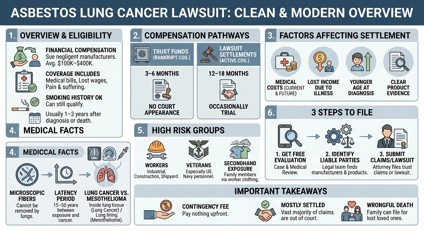 Asbestos Lung Cancer Lawsuit: Settlements Eligibility