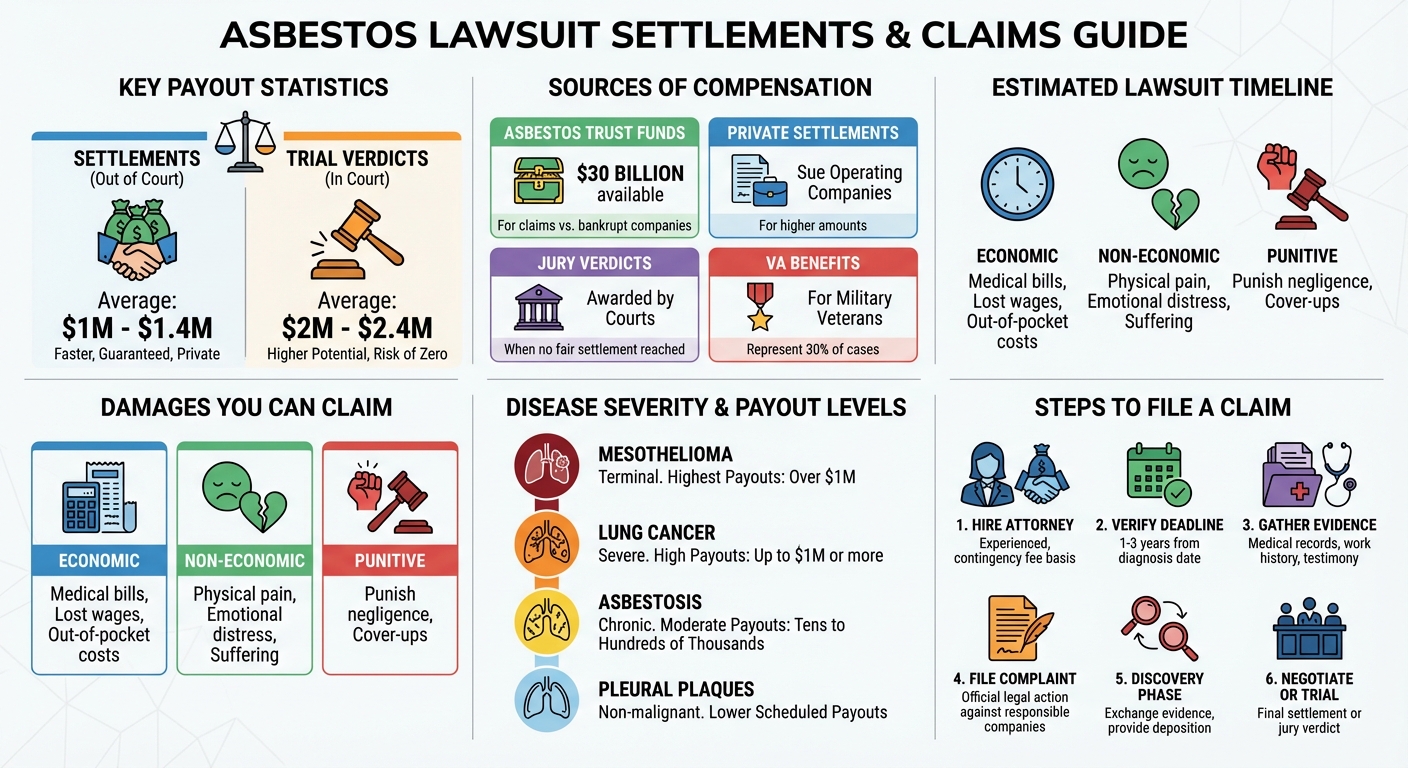 Asbestos Lawsuit Settlements: Average Payouts Timeline Guide