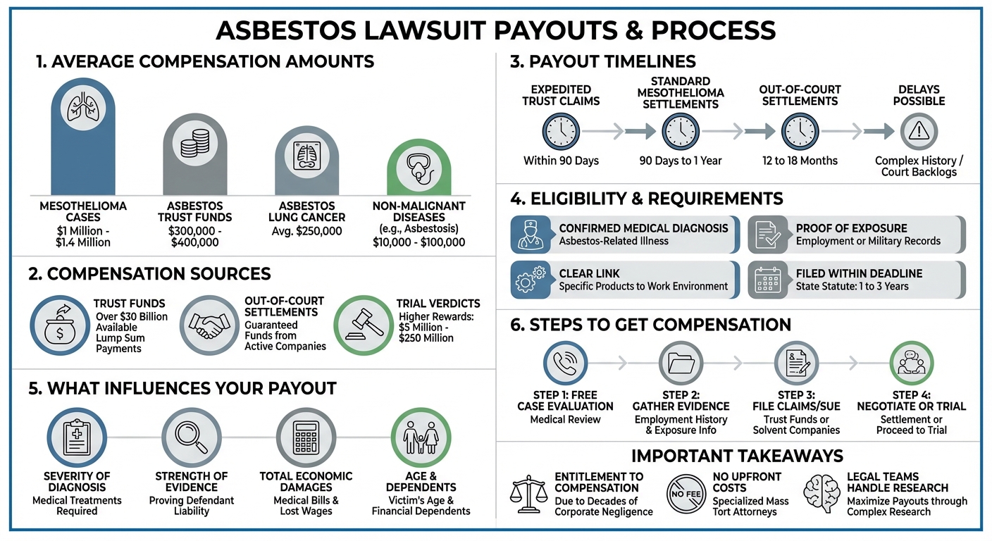 Asbestos Lawsuit Payouts: Average Settlements Timelines
