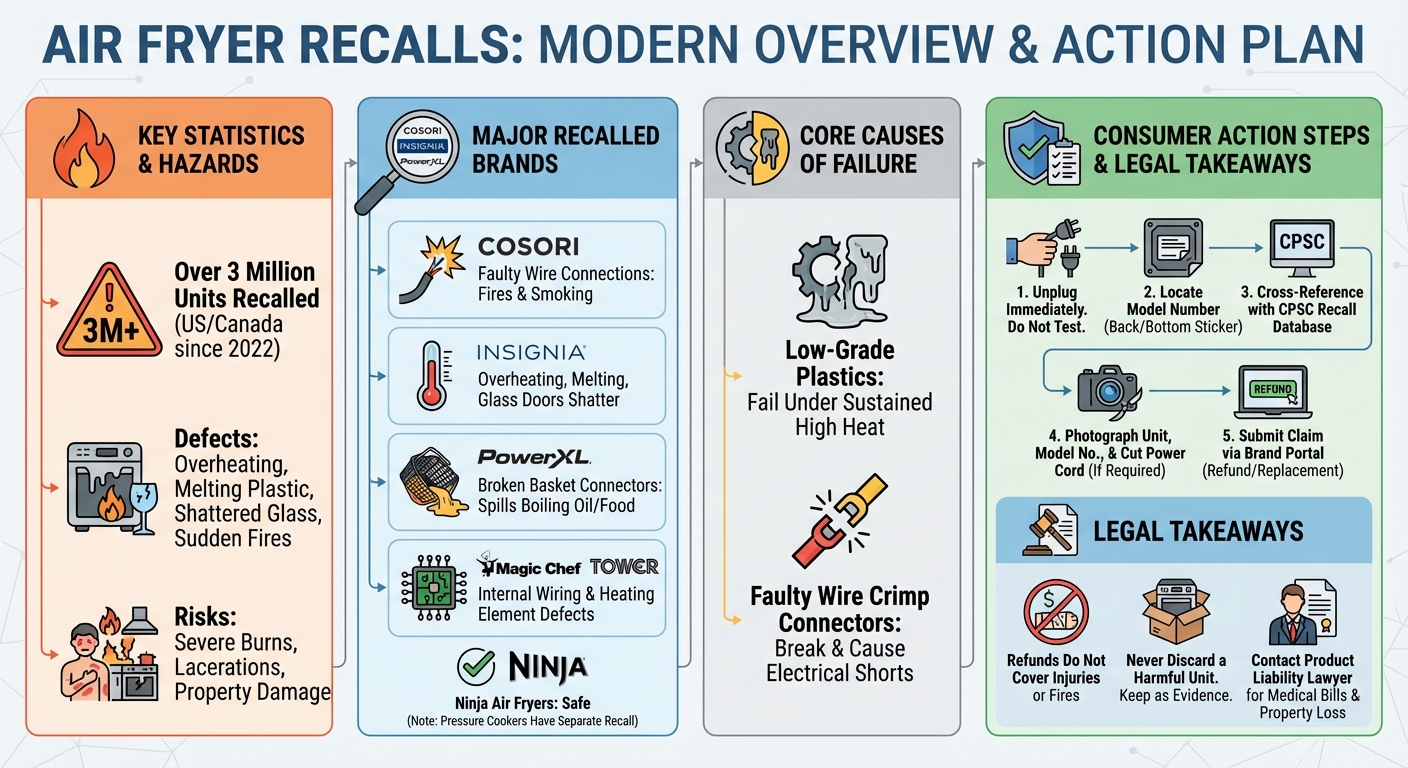Air Fryer Recall List: Affected Brands Legal Options