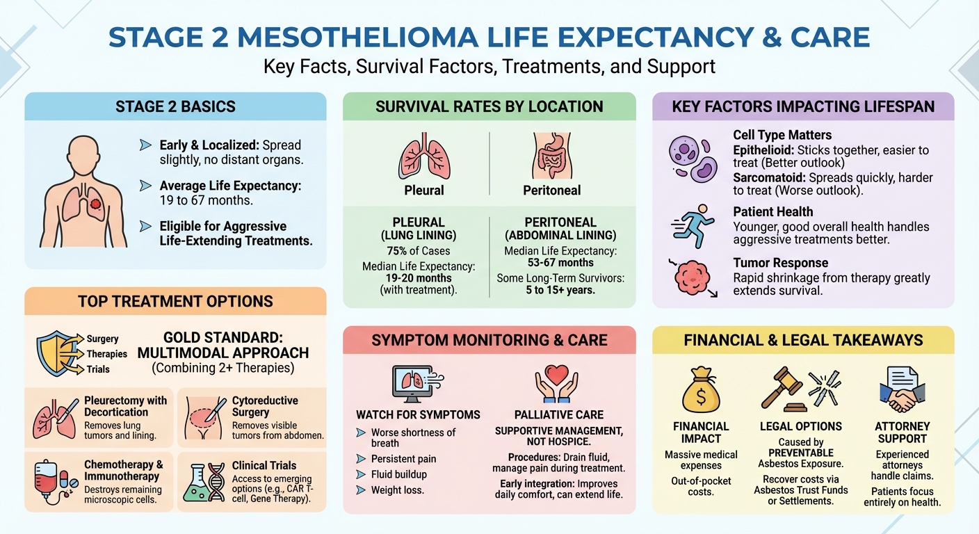 Stage 2 Mesothelioma Life Expectancy Survival Rates