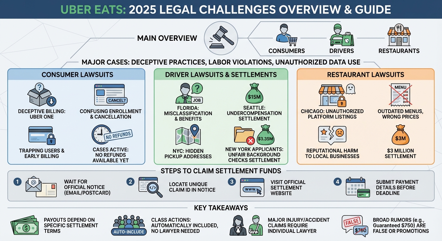 Uber Eats Lawsuit Updates: Settlements, Payouts  Claims (2026)