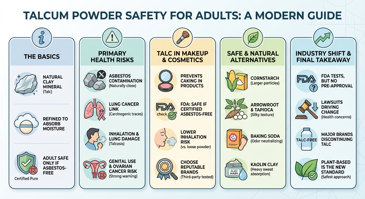 Is Talcum Powder Safe for Adults? Risks Alternatives
