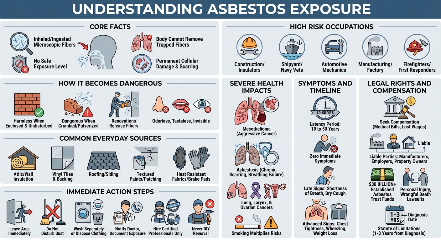 Asbestos Exposure: Causes, Health Risks Legal Rights