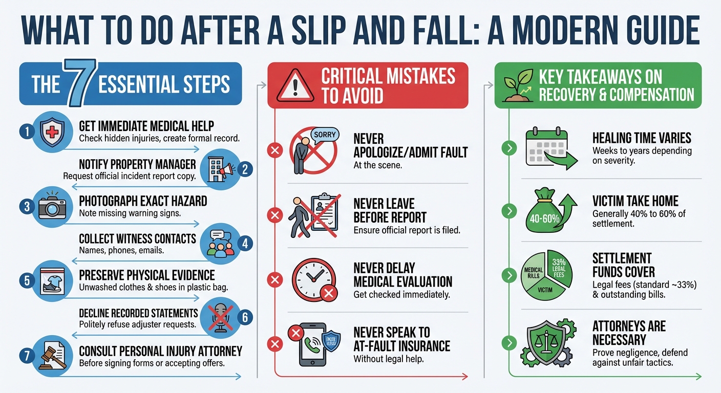 What to Do After a Slip and Fall: 7 Crucial Steps