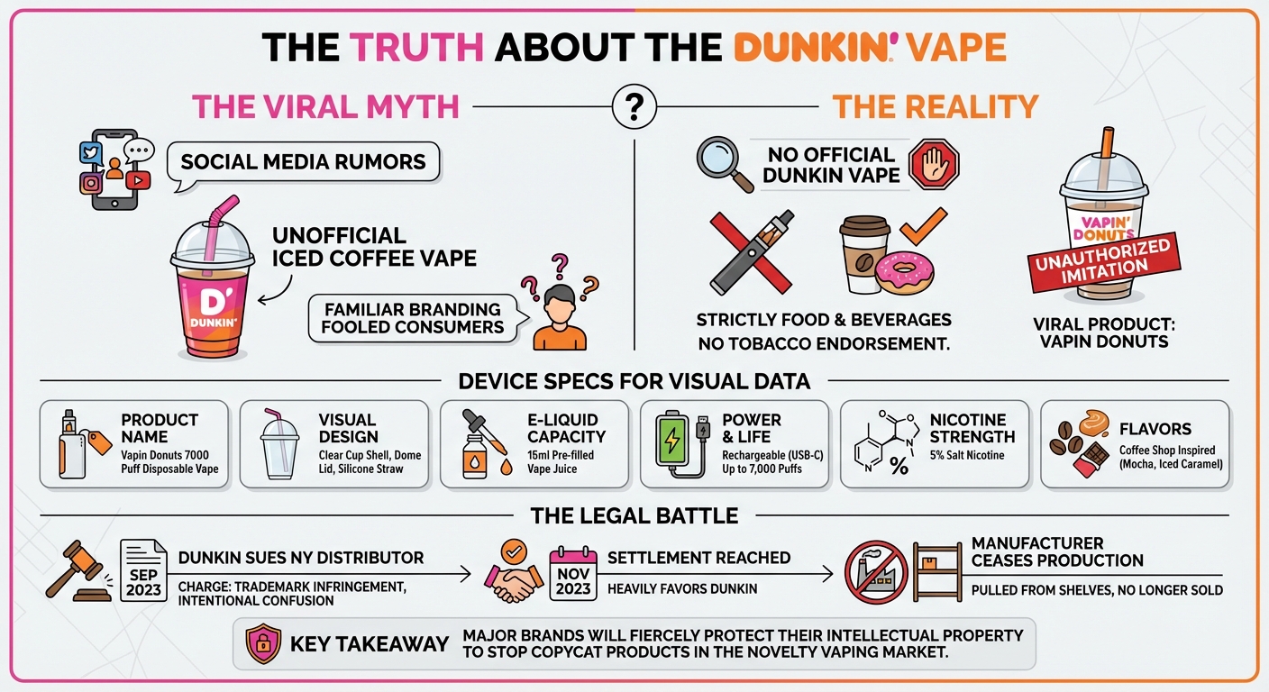 The Truth About the Dunkin Vape: Vapin Donuts Lawsuit Explained