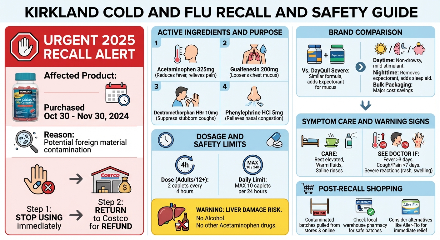 Kirkland Cold and Flu: 2025 Recall Product Guide