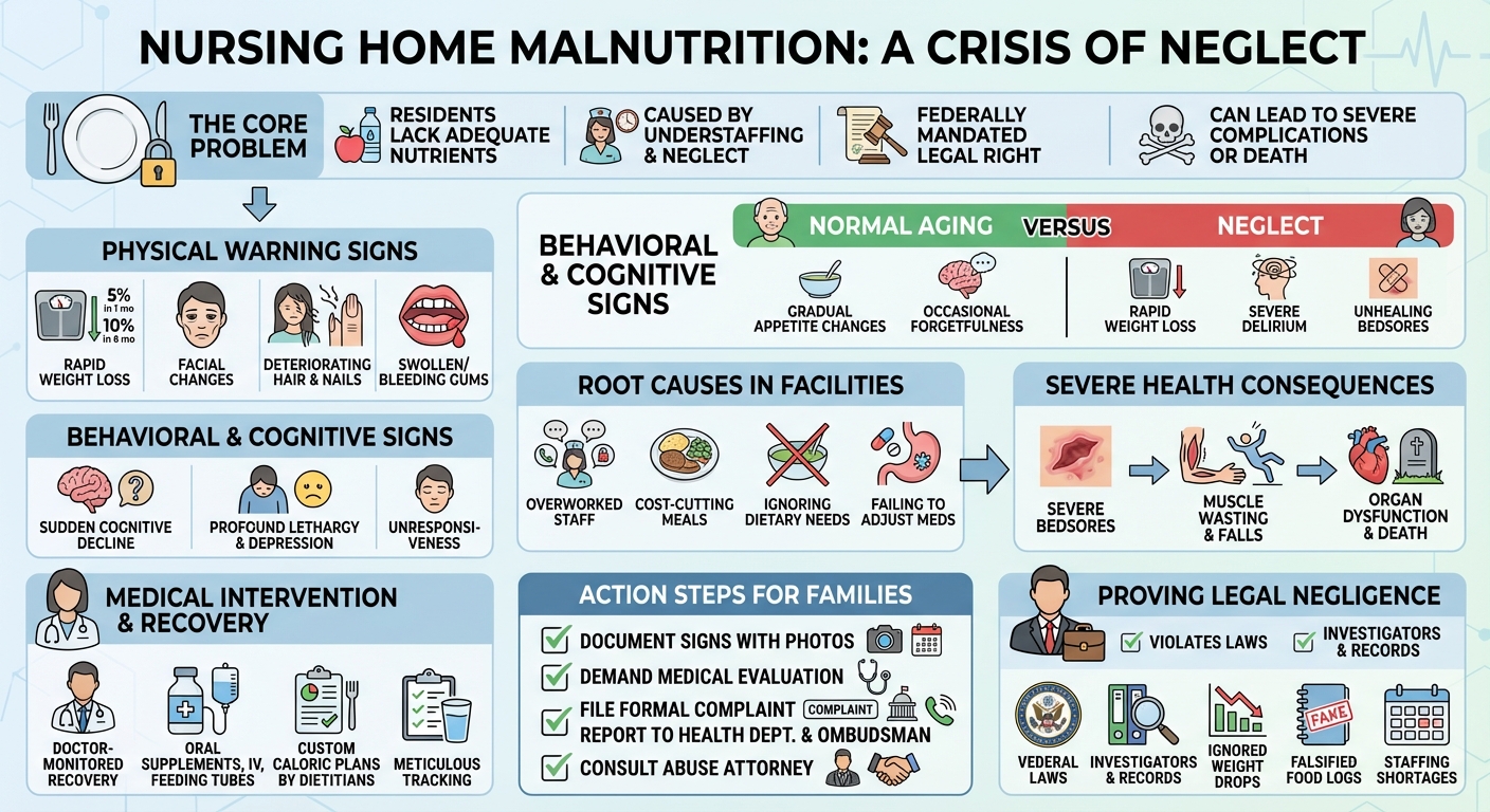 Nursing Home Malnutrition: Warning Signs Legal Action