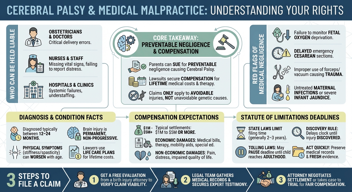 Can You Sue for Cerebral Palsy? Lawsuits Settlements