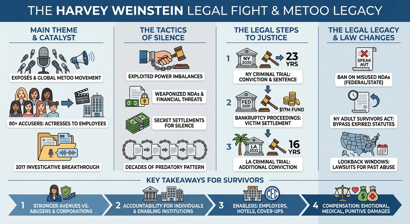 Harvey Weinstein Victims: Allegations, Settlements  Legal Legacy