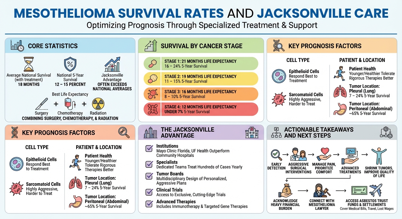 Jacksonville Mesothelioma Survival Rate Life Expectancy