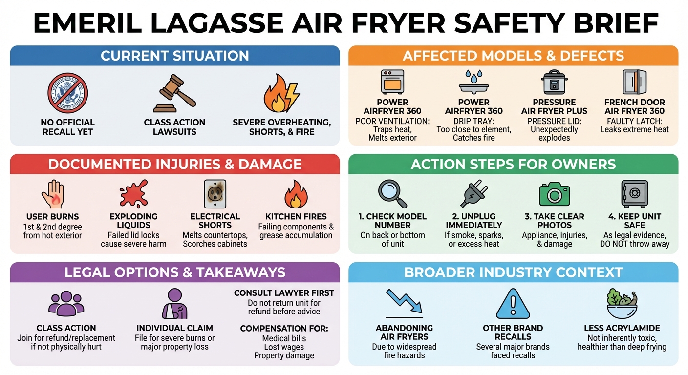 Emeril Lagasse Air Fryer Recall Lawsuit Updates