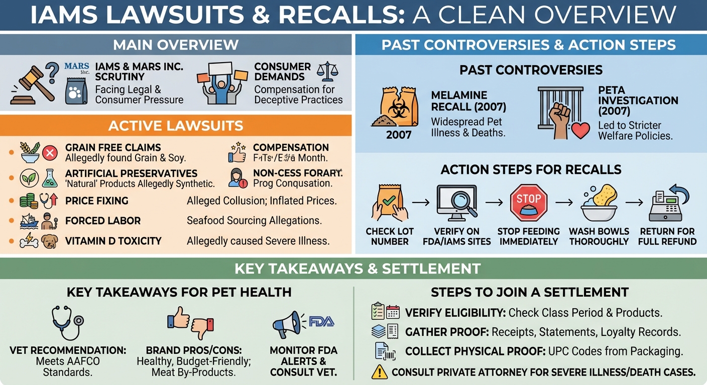IAMS Lawsuit Recalls: 2026 Guide to Pet Food Claims