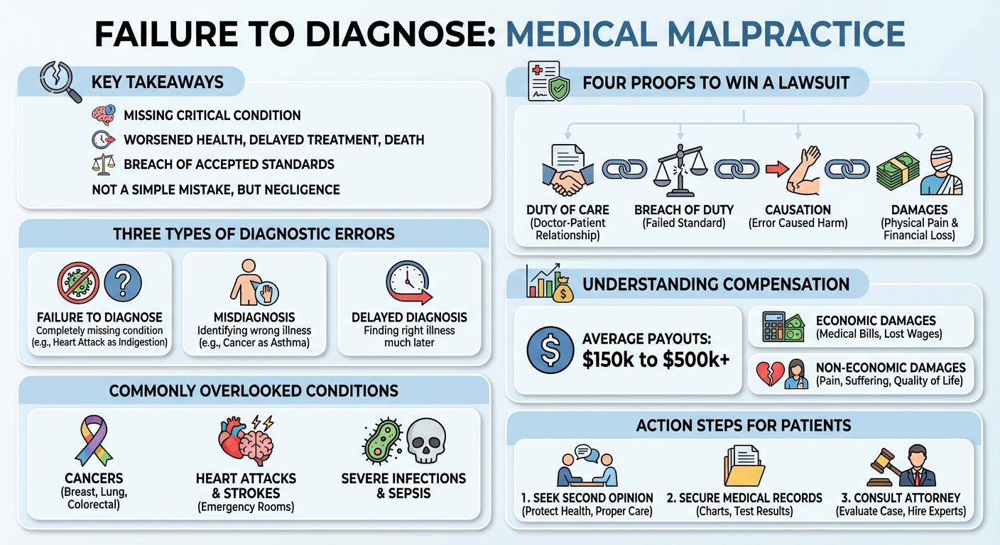 Failure to Diagnose Medical Malpractice: Lawsuits Payouts