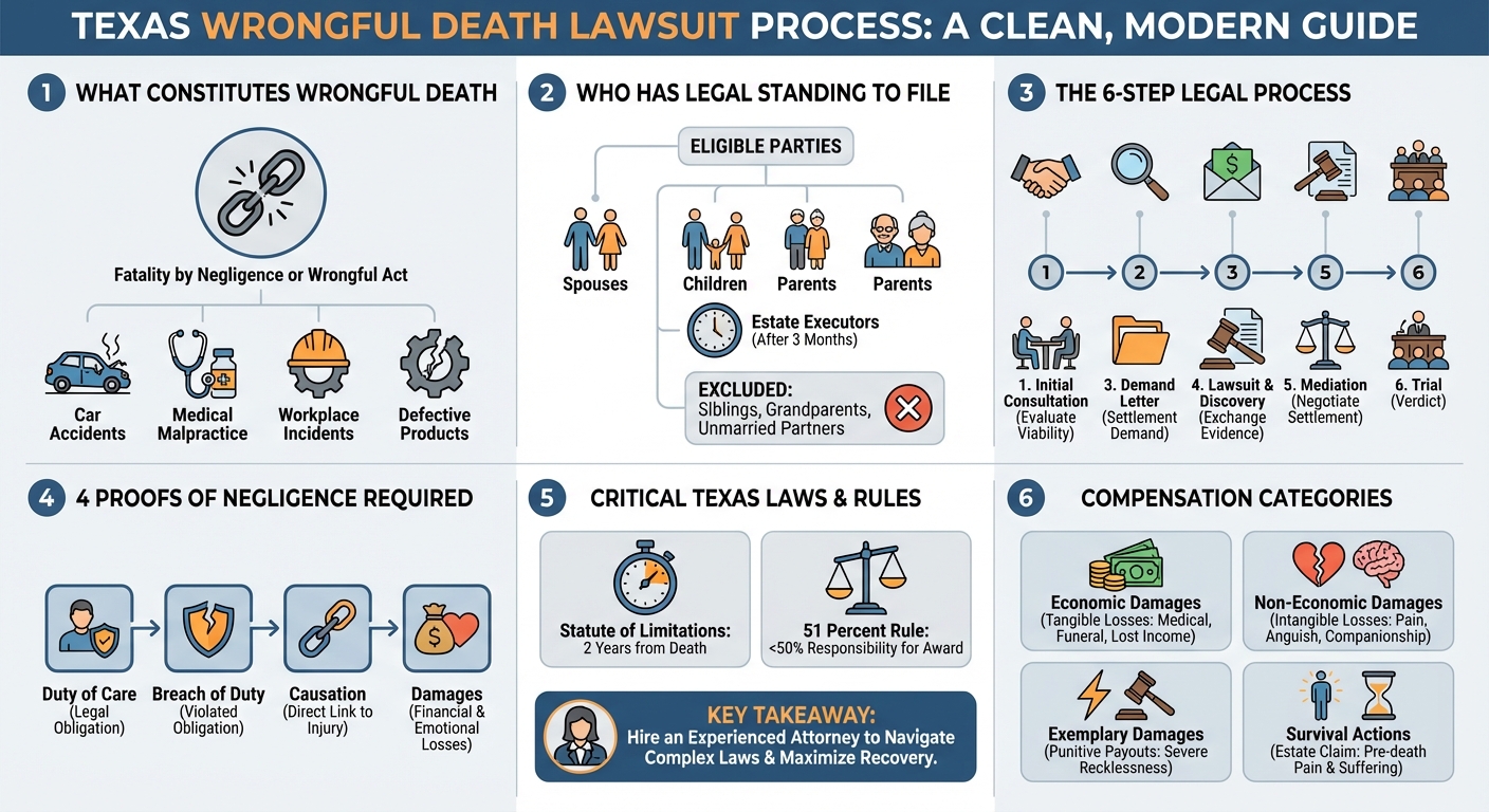 Wrongful Death Lawsuit Process in Texas: Step-by-Step Guide