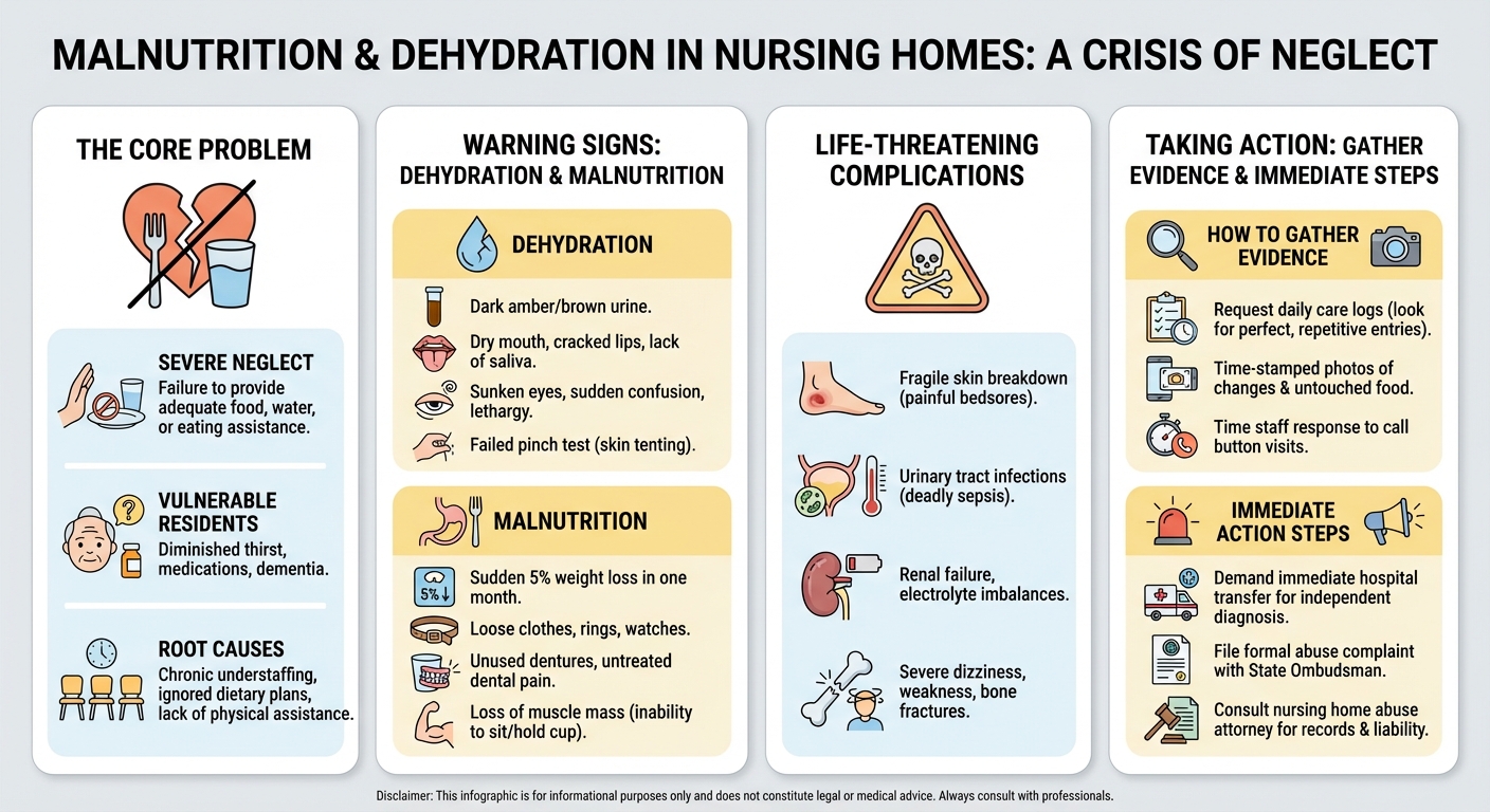Nursing Home Malnutrition Dehydration: Signs of Neglect
