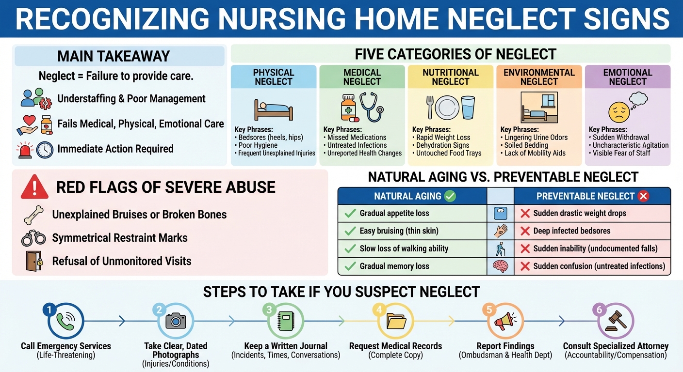 Nursing Home Neglect Signs: 5 Red Flags Families Must Know