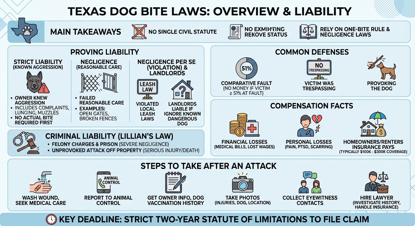 Texas Dog Bite Laws Liability: The One-Bite Rule Explained