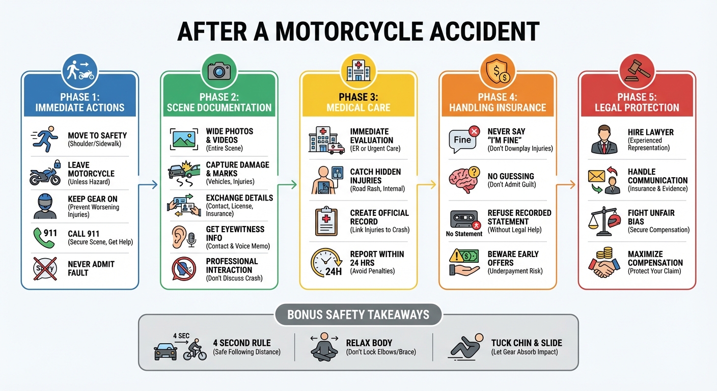 What to Do After a Motorcycle Accident: Step-by-Step Guide