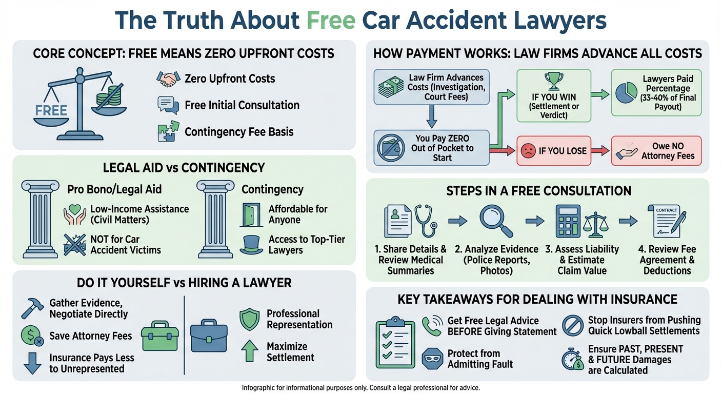 Free Car Accident Lawyer: No Upfront Fees  Free Consultations