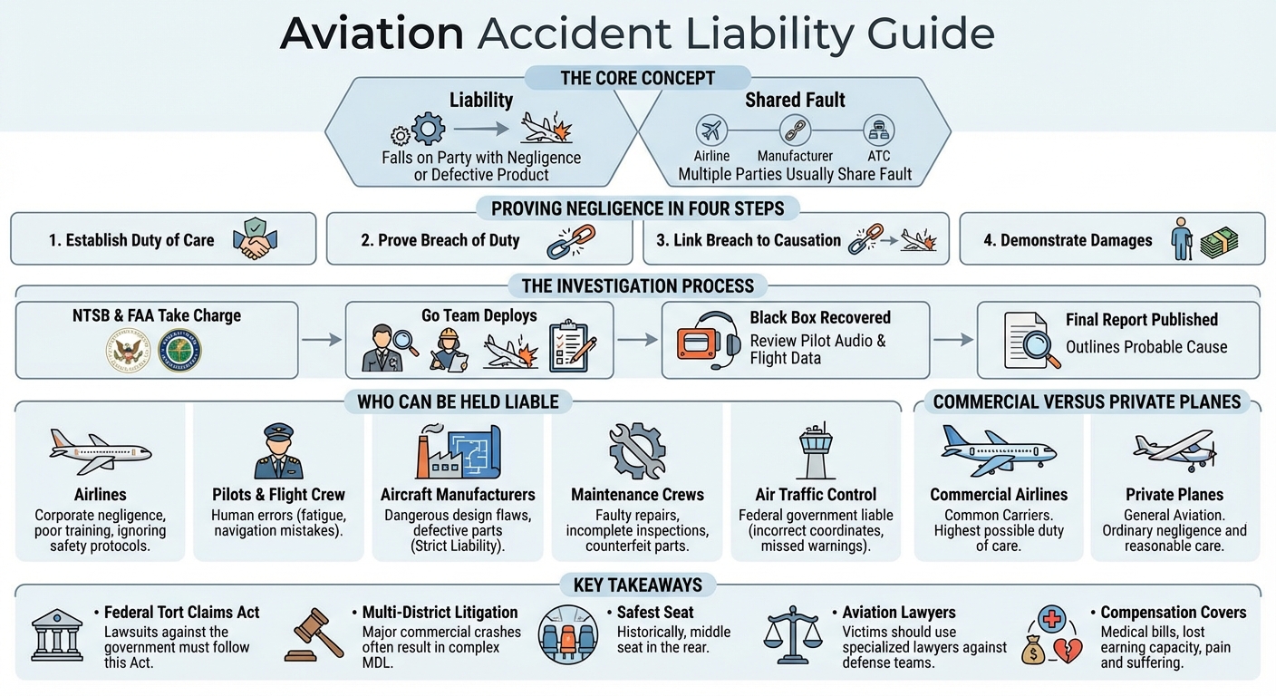 Who Is Liable in an Aviation Accident? | Plane Crash Law