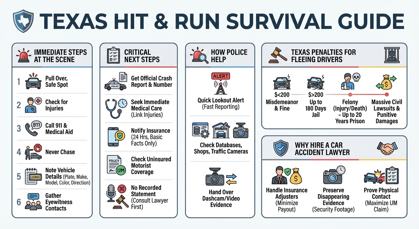 What to Do After a Hit-and-Run Accident in Texas