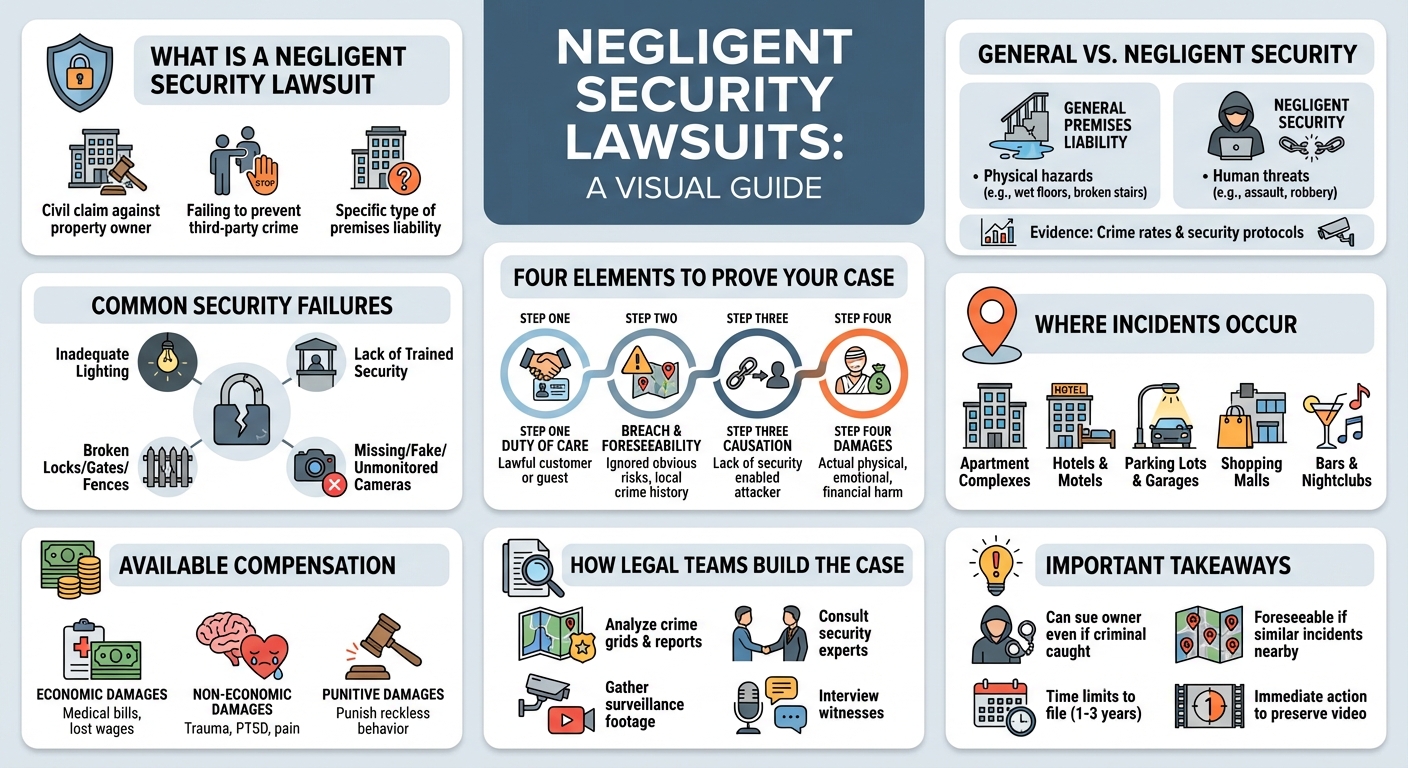 Negligent Security Lawsuits: A Guide to Premises Liability Claims