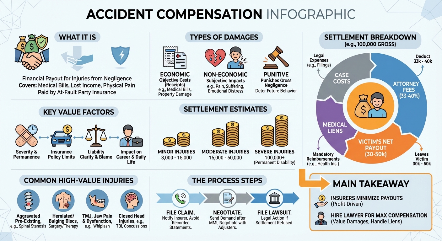 Accident Compensation Guide: Types, Payouts  Process