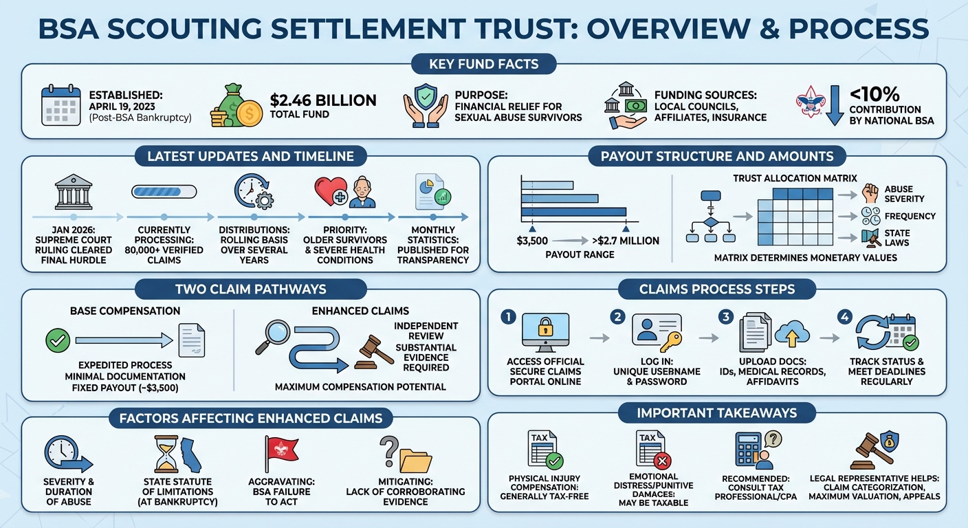 Scouting Settlement Trust: Payouts, Timeline Claims Guide