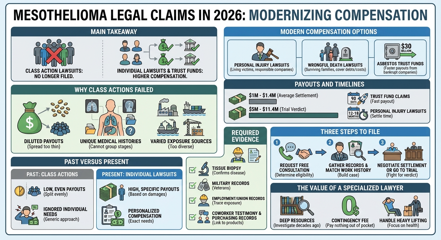 Mesothelioma Class Action Lawsuits: 2026 Legal Options