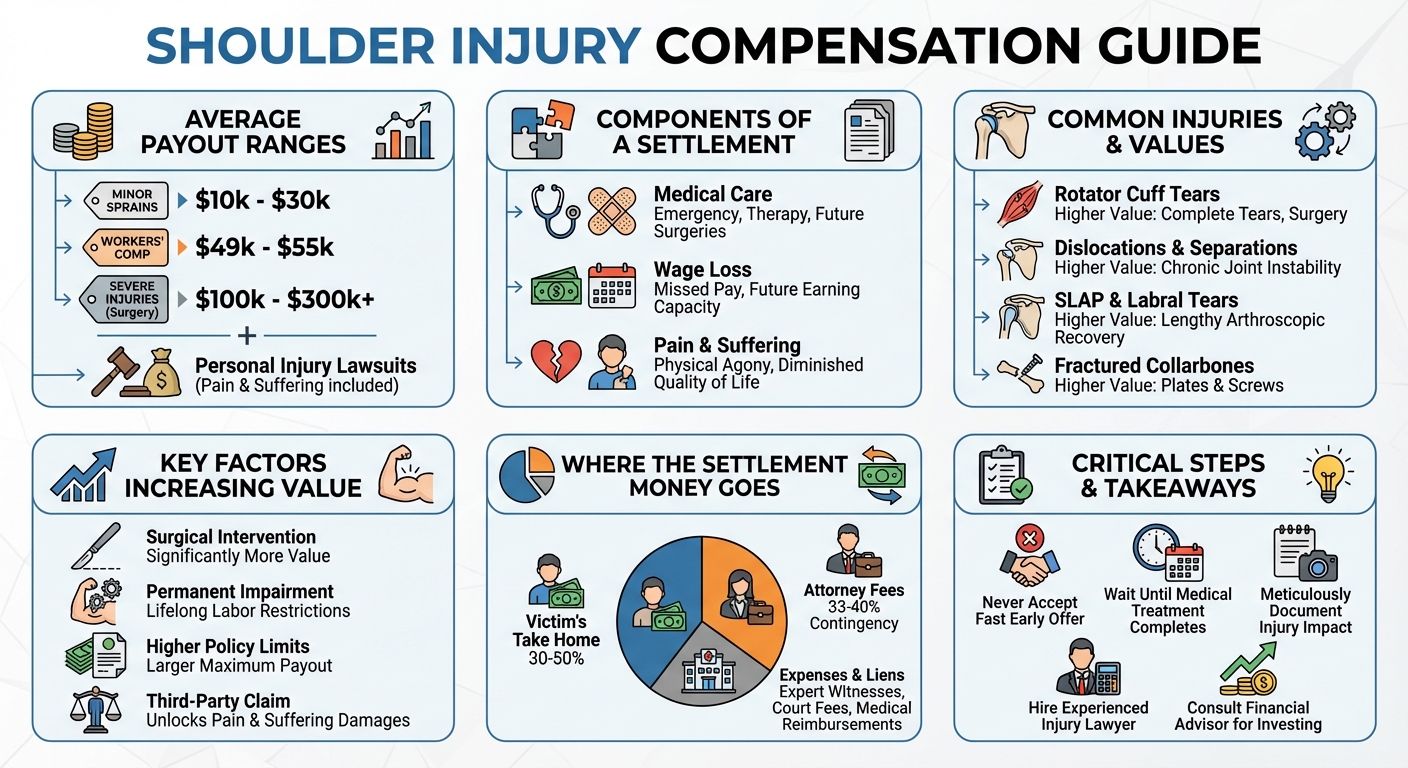 Shoulder Injury Compensation: Average Settlements  Payouts