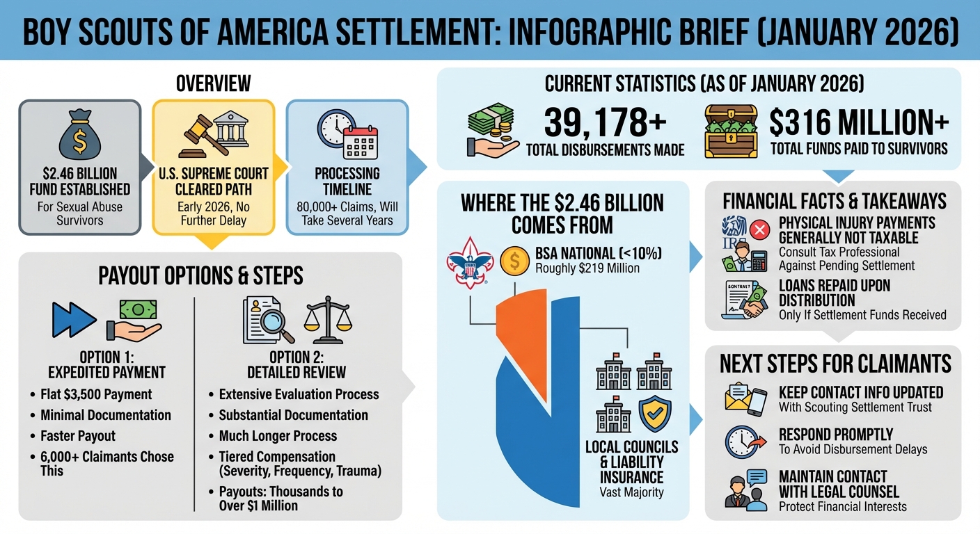 Boy Scout Settlement 2026: Payouts, Updates Claim Guide