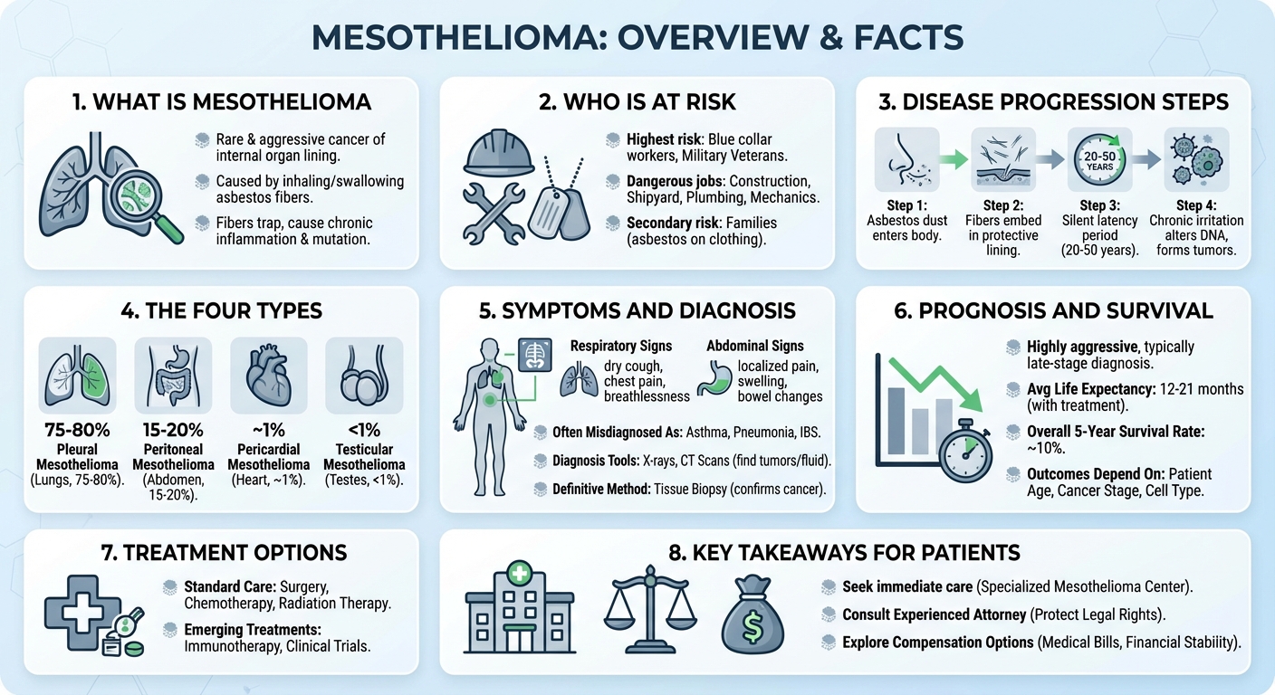 Mesothelioma Asbestos Cancer: Symptoms, Prognosis Legal Rights