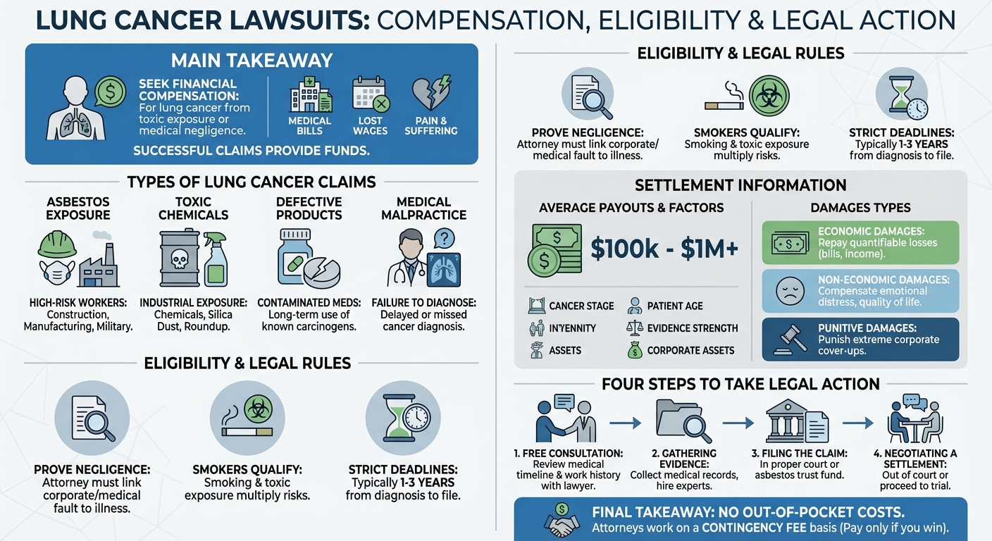 Lung Cancer Lawsuit: Eligibility, Settlements  How to File